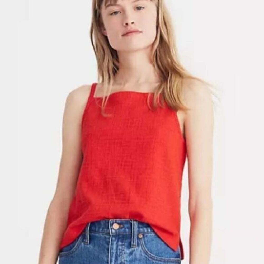 ‎NWT madewell top Apron Tank Top